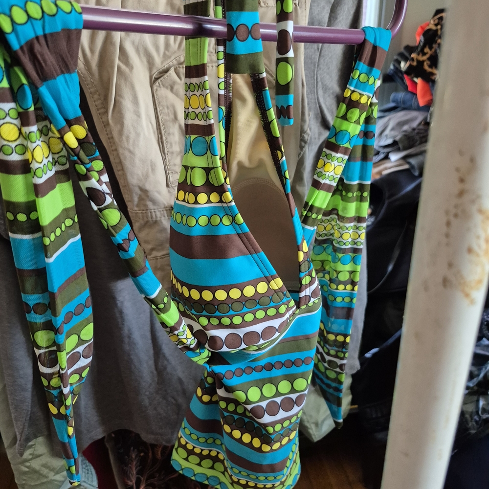 Simon Chang Multicolor Swim Coverup